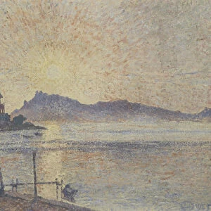 La Pointe de Cougoussa, Sunset, 1925 (oil on canvas)