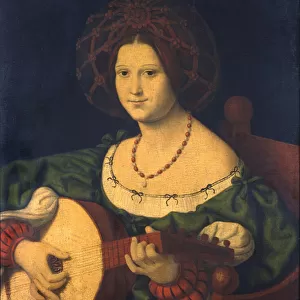 Lady with a Lute, c. 1510 (oil on panel)