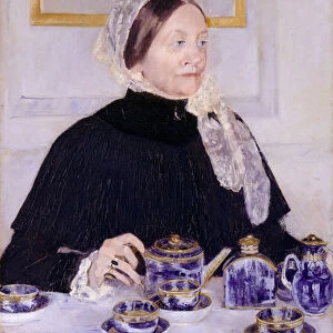 Lady at the Tea Table, 1883-5 (oil on canvas)