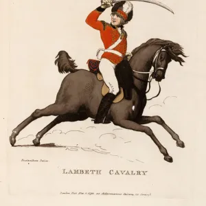 Lambeth Cavalry, from Loyal Volunteers of London and Environs