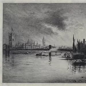 Lambeth Palace (etching)