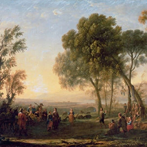 Landscape with a Country Dance (oil)