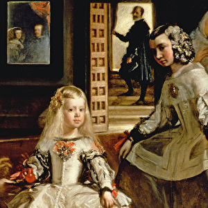 Las Meninas, detail of the Infanta Margarita and her maid, 1656 (oil on canvas)
