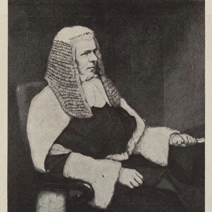 The late Lord Blackburn (litho)