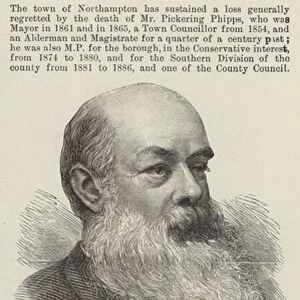 The late Mr Pickering Phipps of Northampton (engraving)