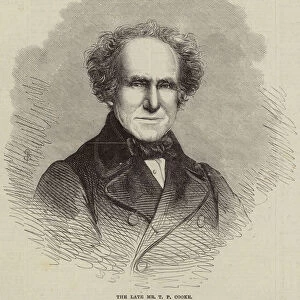 The Late Mr T P Cooke (engraving)