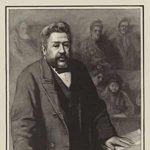 The Late Reverend C H Spurgeon (engraving)