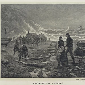 Launching the Lifeboat (engraving)