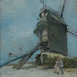 Le Moulin de la Galette, Montmartre, Paris, c. 1886-87 (oil on canvas)