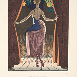 Le Prologue ou La Comedie au Chateau, from a Collection of Fashion Plates