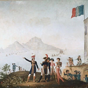 Le roi de Naples ordonne la prise de la ville en aout 1808 et y assiste depuis Massa