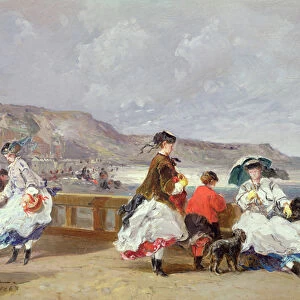 Le Treport, 1867 (oil on canvas)