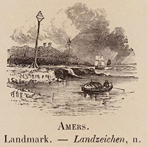 Le Vocabulaire Illustre: Amers; Landmark; Landzeichen (engraving)