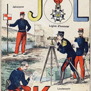 Letters J K L: Stalker, Binoculars, Kepi, Legion of Honour and Lieutenant, c