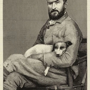Lieutenant-Colonel A G A Durand, Indian Staff Corps, Political Agent at Gilgit (engraving)