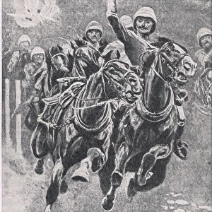 Lieutenat Maclaine bringing up the guns at Maiwand, 17th July 1880