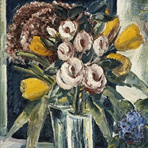 Still Life of Flowers; Stilleben mit Blumen, 1929 (oil on canvas)