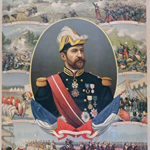 The Life of General Georges Ernest Boulanger (1837-91), c. 1886 (chromolitho)