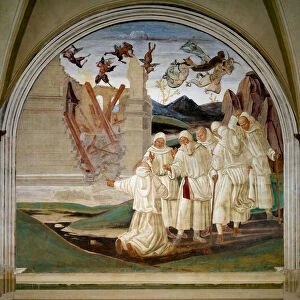 Life of Saint Benedict: How God Punishes Fiorenzo, 1497-1498 (fresco)