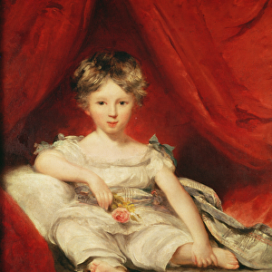 Little Girl with a Rose, 1794 (oil on canvas)
