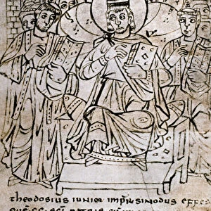 Lombard Art: "Emperor Theodosius II (401-450), grandson of Theodosius I