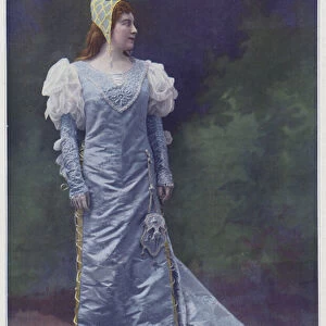 Louise Grandjean as Desdemona in Othello (coloured photo)