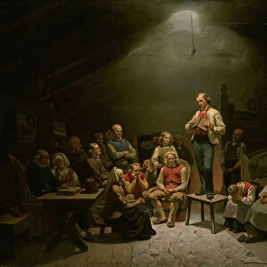 Low Church Devotion, 1848 (oil on canvas)