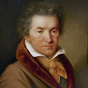 Ludwig van Beethoven (1770-1827) (oil on canvas)