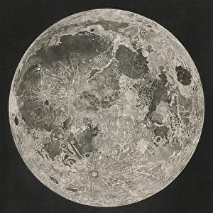 Lunar Cartography, 1805-06 (copperplate stipple engraving)