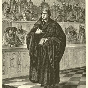 Luther before the Diet at Worms (engraving)