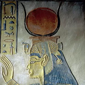 Luxor, Thebes: Valley of the Queens. Tomb of a son of Ramses II, The Goddess Isis