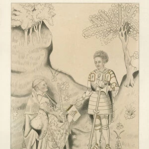 Lydgate Presenting his Book to the Earl of Salisbury