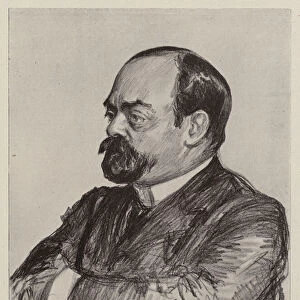 M Joseph Reinach, a Prominent Supporter of Captain Dreyfus (litho)