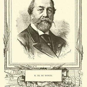 M Thomas Du Moncel (engraving)
