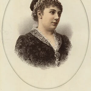 Madame Marie Roze, Prima Donna (engraving)