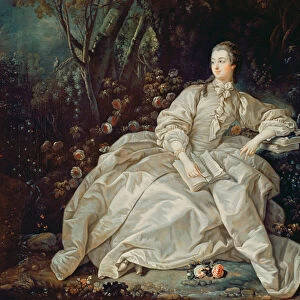 Madame de Pompadour (1721-64) (oil on canvas)