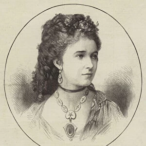 Mademoiselle Albani, Royal Italian Opera (engraving)