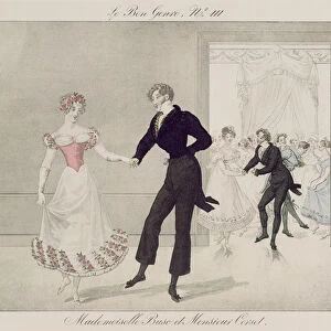 Mademoiselle Busc and Monsieur Corset, plate 111 from le Bon Genre, c