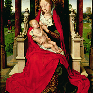 Madonna and Child Enthroned, c. 1492-94 (oil on panel)