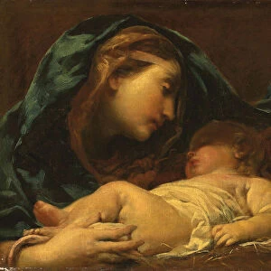 Madonna and Child (oil on canvas)