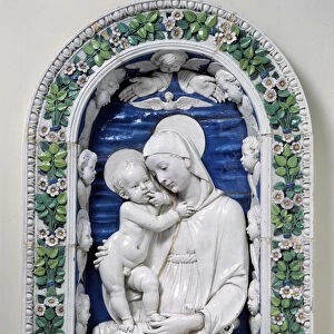 The Madonna and Child (The Madonna of the Architects) (glazed terracotta)