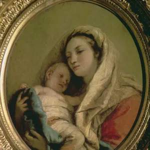 Madonna with Sleeping Child, 1780s (oil on canvas)