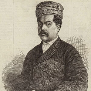The Maharajah of Johore (engraving)