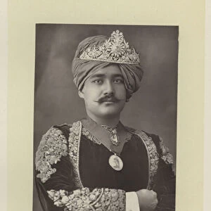 The Maharajah of Kuch Behar (b / w photo)