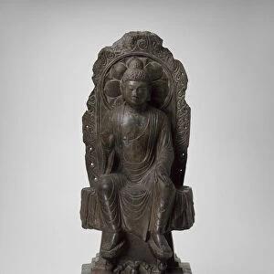 Maitreya Buddha, 705 (limestone)
