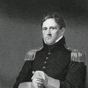 Major General Winfield Scott (1786-1866) engraved by William G
