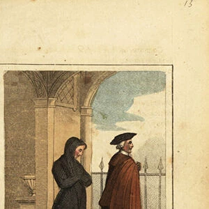 Man and woman of Lisbon, Portugal, 1818