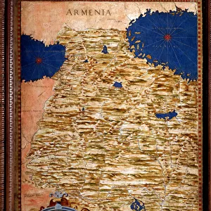 Map of Armenia, c. 1567. (mural painting)