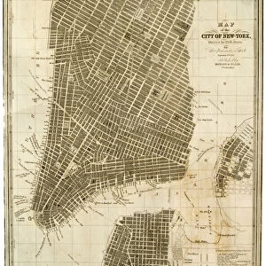 Map of the City of New-York [in Manhattan, as far north as 36th Street]