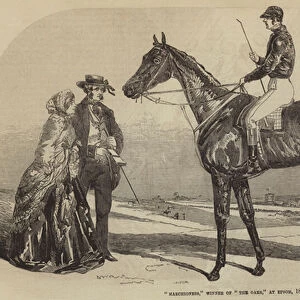 "Marchioness, "Winner of "The Oaks, "at Epsom, 1855 (engraving)